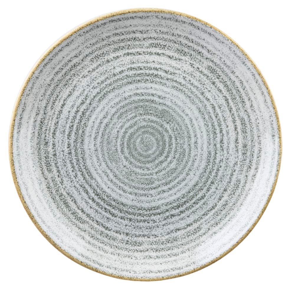 Churchill 8 2/3" Round Studio Prints® Coupe Plate - Ceramic, Stone Gray (SPSGEVP81)