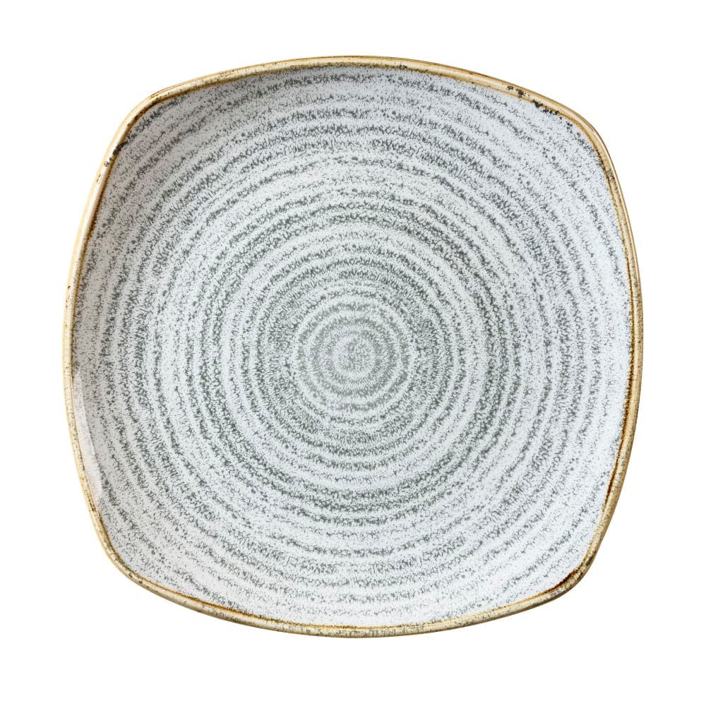 Churchill 10" Square Studio Prints® Plate - Ceramic, Stone Gray (SPSGSP111)