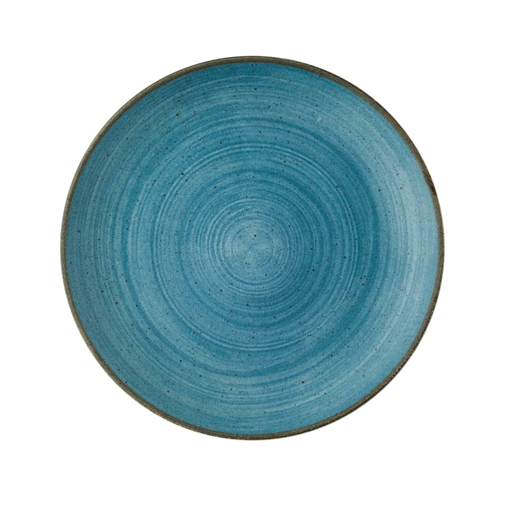 Churchill 10 1/4" Round Stonecast® Coupe Plate - Ceramic, Raw Blue (SRBEEV101)