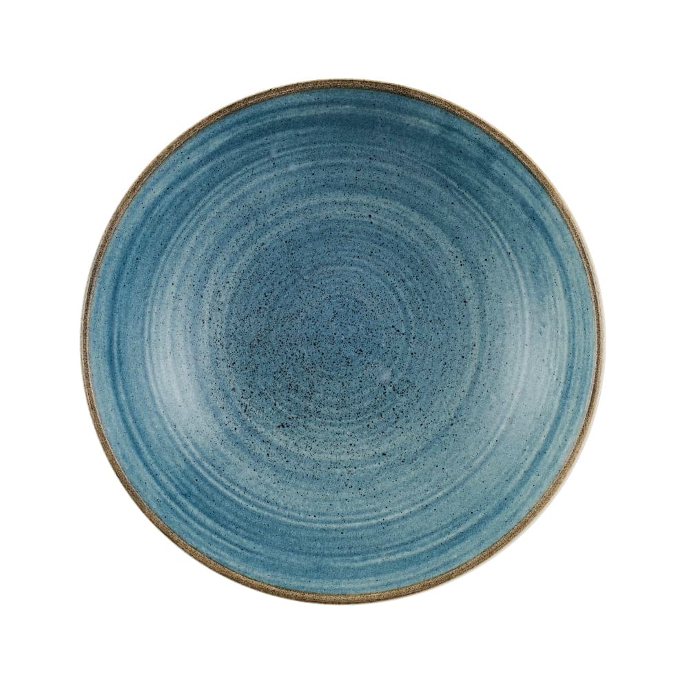 Churchill 15 oz Round Stonecast® Coupe Bowl - Ceramic, Raw Blue (SRBEEVB71)