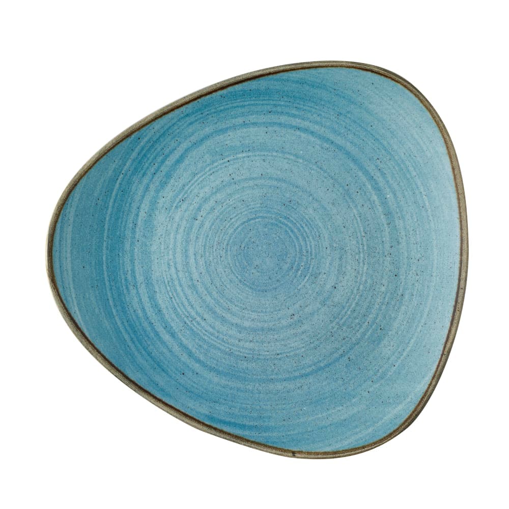 Churchill 10 " Round Stonecast® Plate - Ceramic, Raw Blue (SRBETR101)