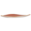 Churchill 7 3/4" Triangular Stonecast Plate - Ceramic, Spiced Orange (SSOSTR71) thumbnail 2