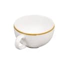 Churchill 8 oz Stonecast Cappuccino Cup - Ceramic, Barley White (SWHSCB201) thumbnail 3