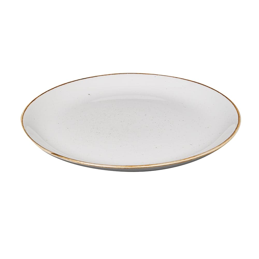 Churchill 11 1/4" Round Stonecast Plate - Ceramic, Barley White (SWHSEV111)