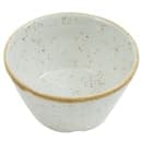 Churchill 3 oz Stonecast Sauce Dish - Ceramic, Barley White (SWHSSD31) thumbnail 3