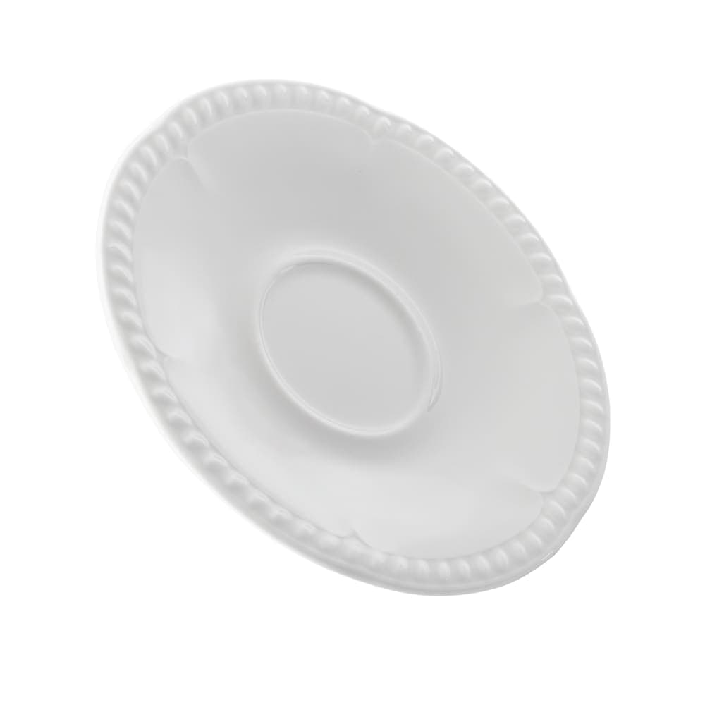 Churchill 6" Round Buckingham Saucer - Ceramic, White (WBTS1)