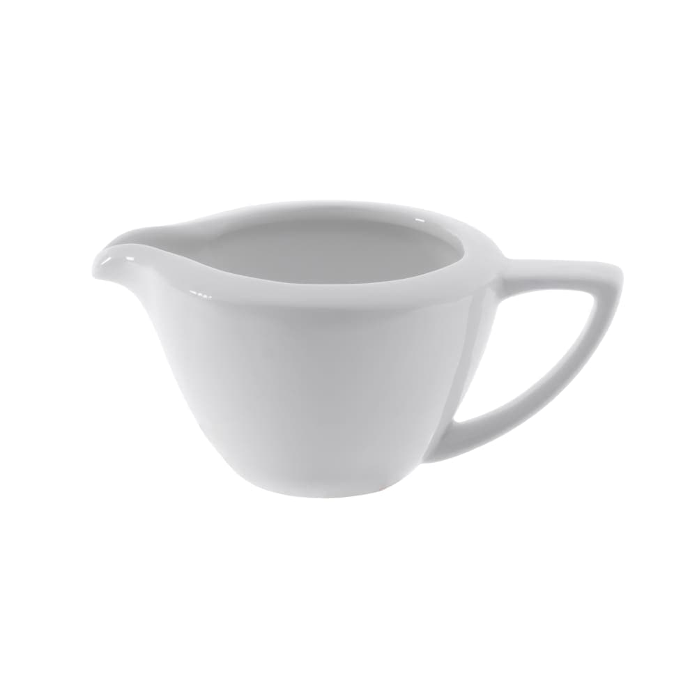 Churchill 2 1/2 oz Ultimo Creamer - Glazed Ceramic, White (WHB251)