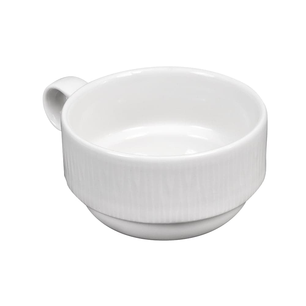 Churchill 10 oz Bamboo Cup - Ceramic, White (WHBALC281)