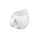 Churchill 4 oz Bamboo Creamer - Glazed Ceramic, White (WHBALJ41) thumbnail 4