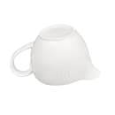 Churchill 4 oz Bamboo Creamer - Glazed Ceramic, White (WHBALJ41) thumbnail 5