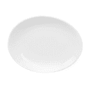 Churchill Oval Bamboo Plate - 9 1/2" x 7 1/2", Ceramic, White (WHBALO101) thumbnail 2