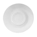Churchill 6 1/2" Round Cafe Saucer - Ceramic, White (WHCLSL1) thumbnail 3