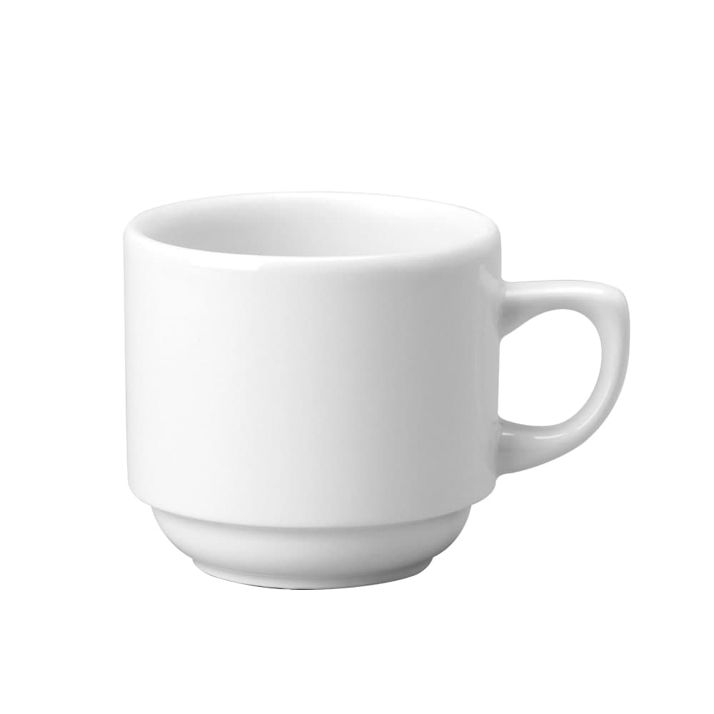 Churchill 7 oz Maple Tea Cup - Ceramic, White (WHCOL1)