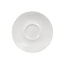 Churchill 6" Round Beverage Cappuccino Saucer - Ceramic, White (WHCSS1) thumbnail 2