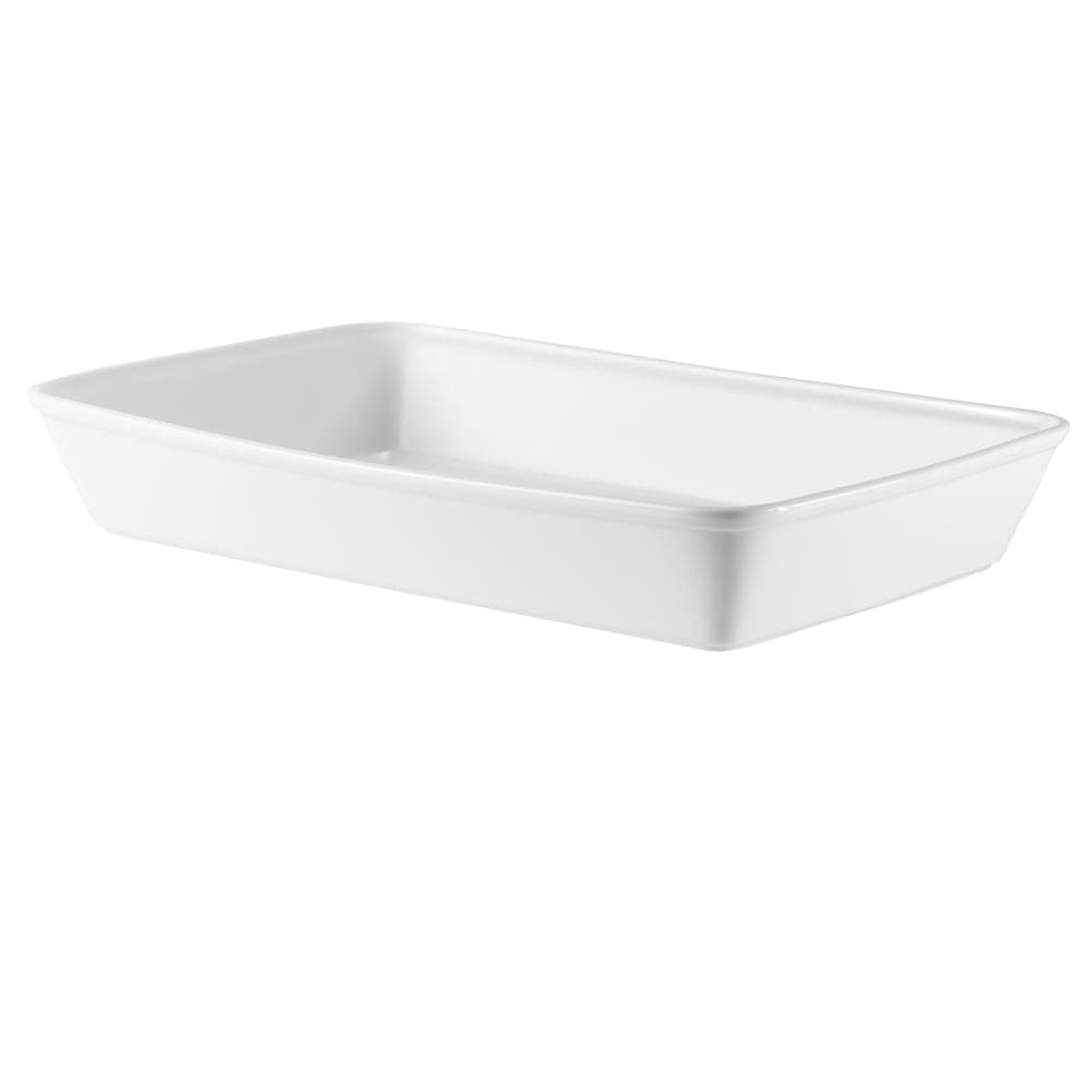 Churchill 123 1/5 oz Baking Dish - Ceramic, White (WHCWRLBD1)