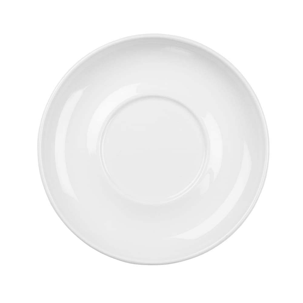 Churchill 6" Round Tea Saucer for WHFTC71 & WHFT101- Ceramic, White (WHFS61)