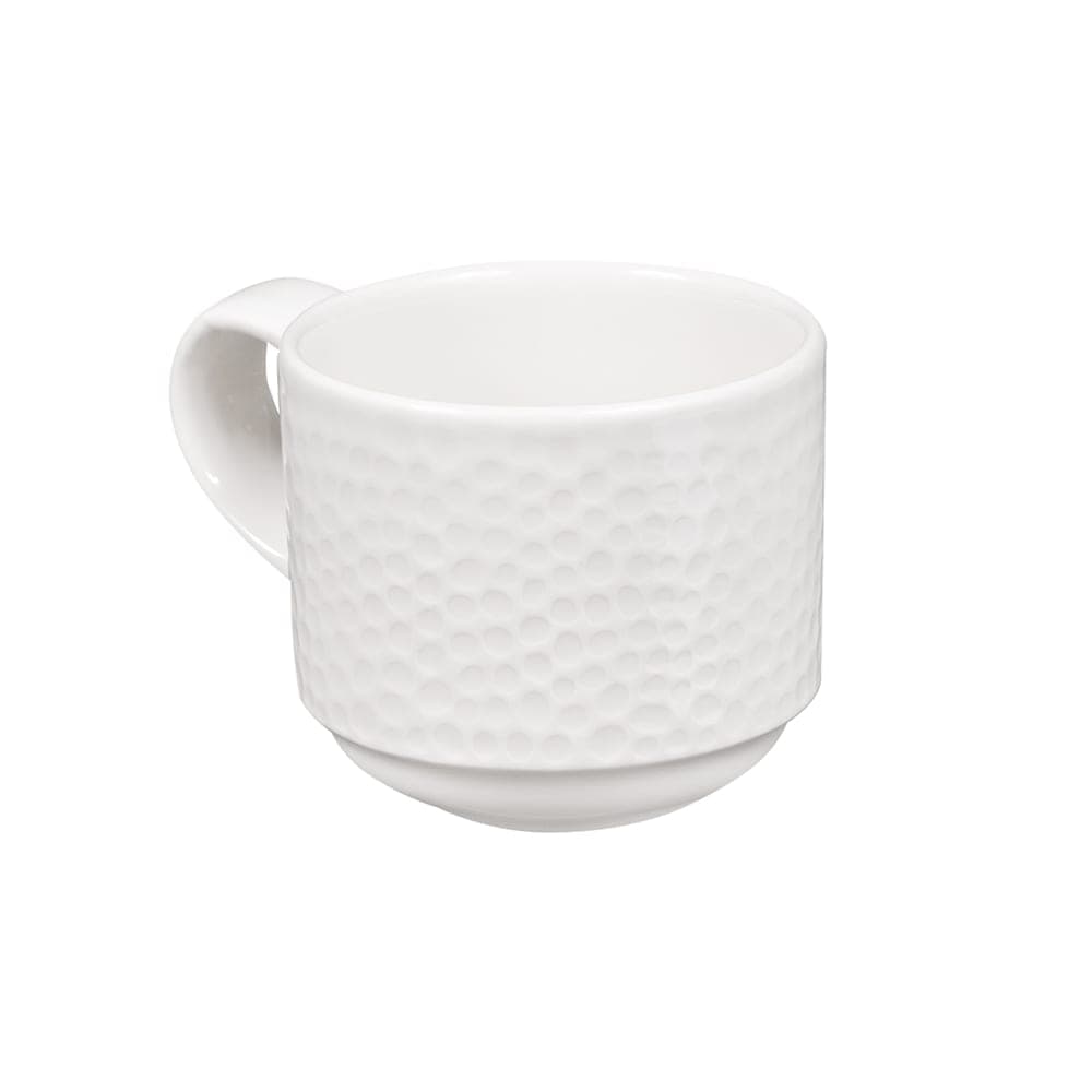 Churchill 8 oz Stackable Cup - China, White (WHISISC81)