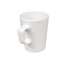 Churchill 10 oz Beverage Cafv© Latte Mug - Ceramic, White (WHML101) thumbnail 3