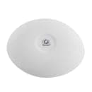 Churchill Oval Orbit Plate - 9 1/2" x 7 3/4", Ceramic, White (WHOP91) thumbnail 3