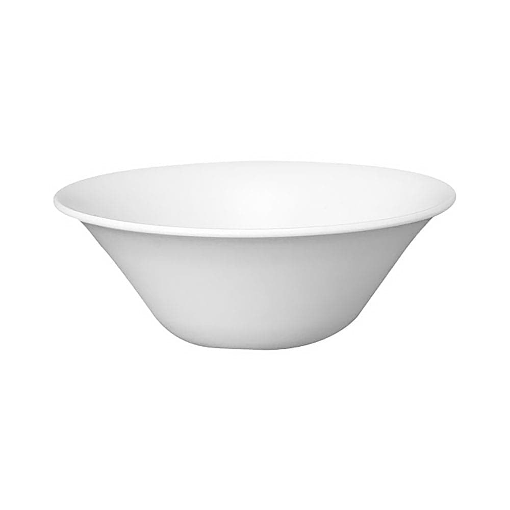 Churchill 28 oz Round Mediterranean Salad Bowl - Ceramic, White (WHSBM1)