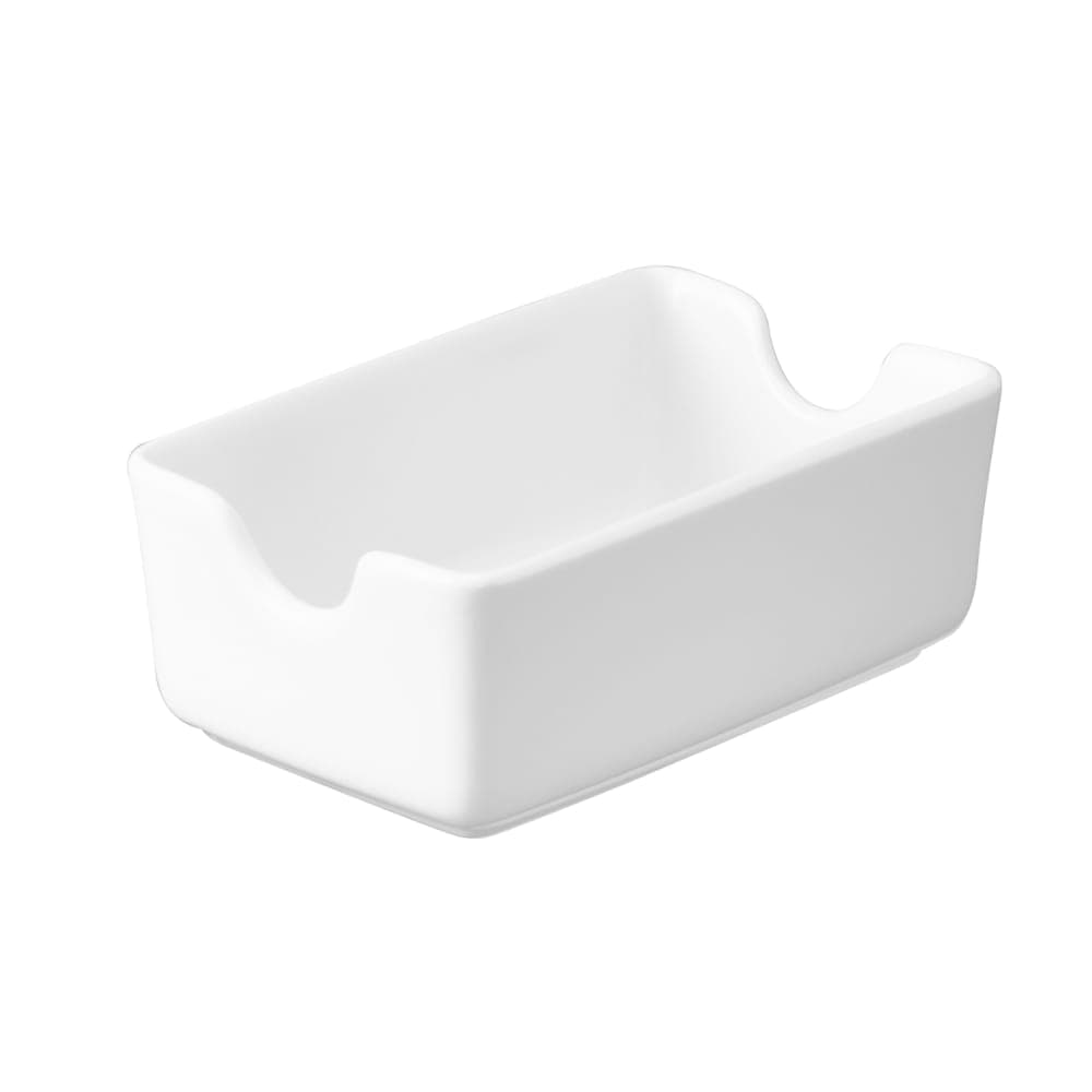 Churchill Rectangular Sugar Caddy - Ceramic, White (WHSH1)