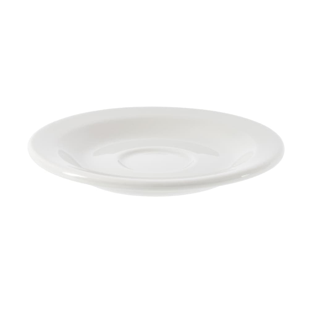 Churchill 5" Round Profile Saucer - Ceramic, White (WHVSS1)