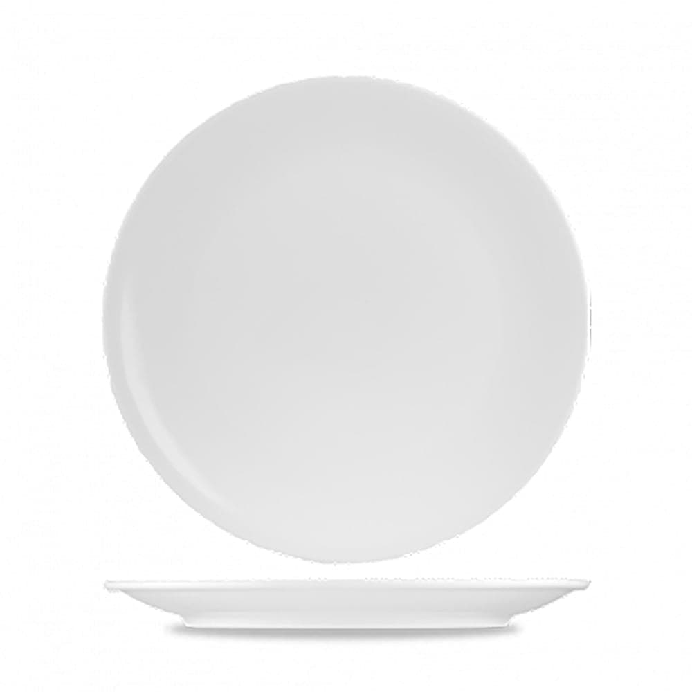 Churchill 8 1/8" Round Art de Cuisine® Plate - Porcelain, White (ZCAPMC201)
