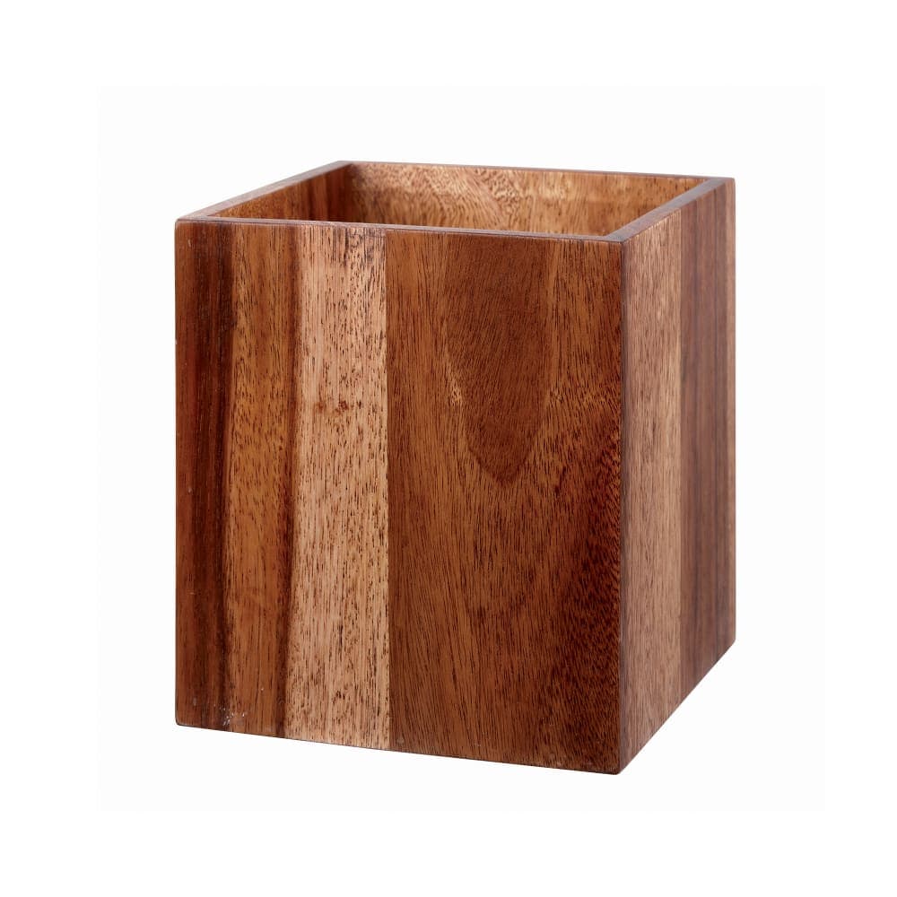 Churchill 7 1/4" Square Alchemy® Buffet Cube Riser - Igneous Wood (ZCAWLBR 1)