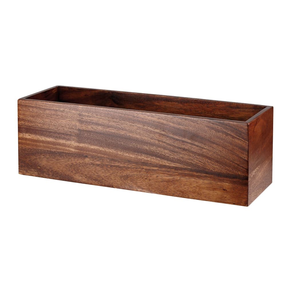 Churchill Rectangular Alchemy® Buffet Cube Riser - 18 1/8"L x 5 7/8"W x 5 7/8"H, Igneous Wood (ZCAWRRM 1)