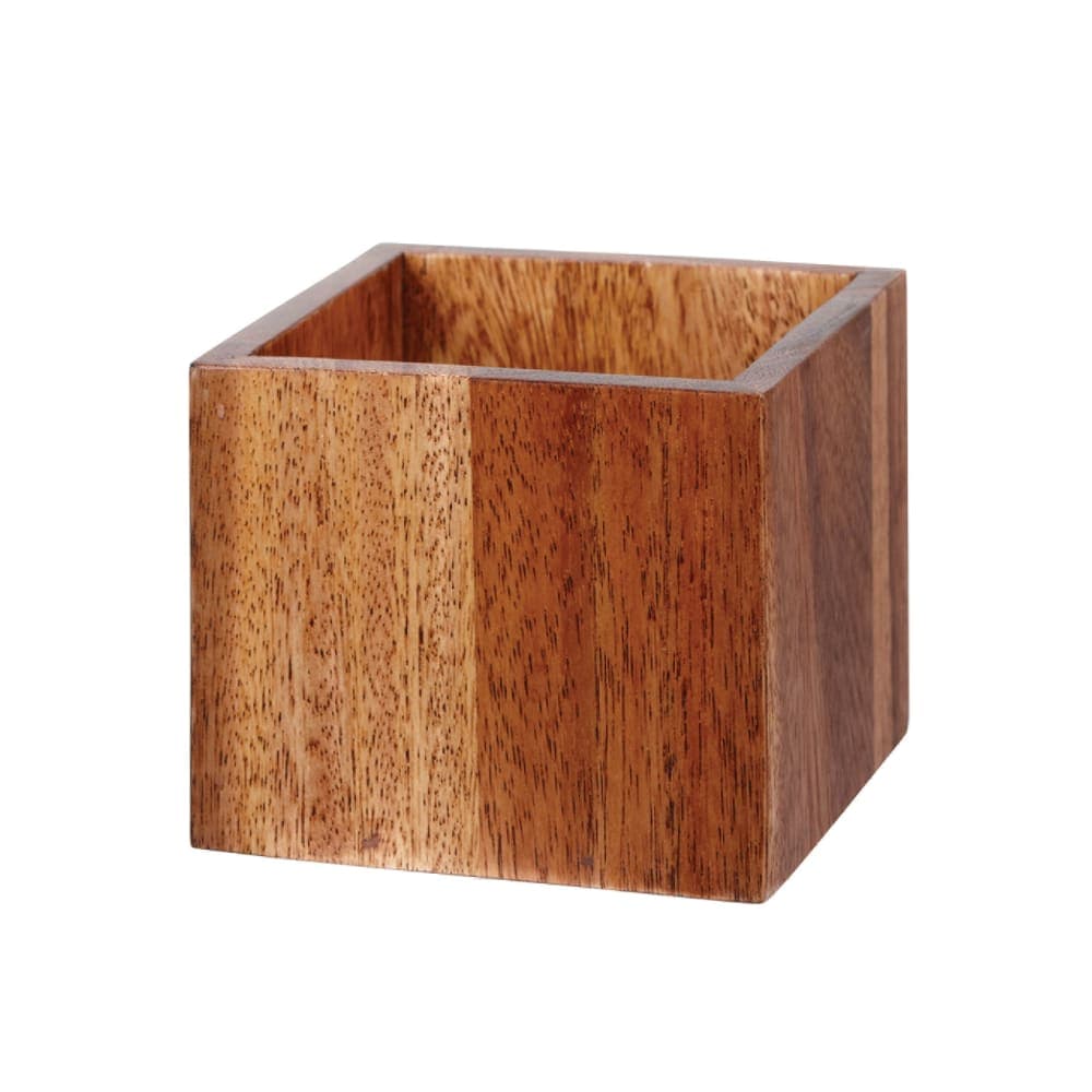 Churchill 4 3/4" Square Alchemy® Buffet Cube Riser - Igneous Wood (ZCAWSBR 1)