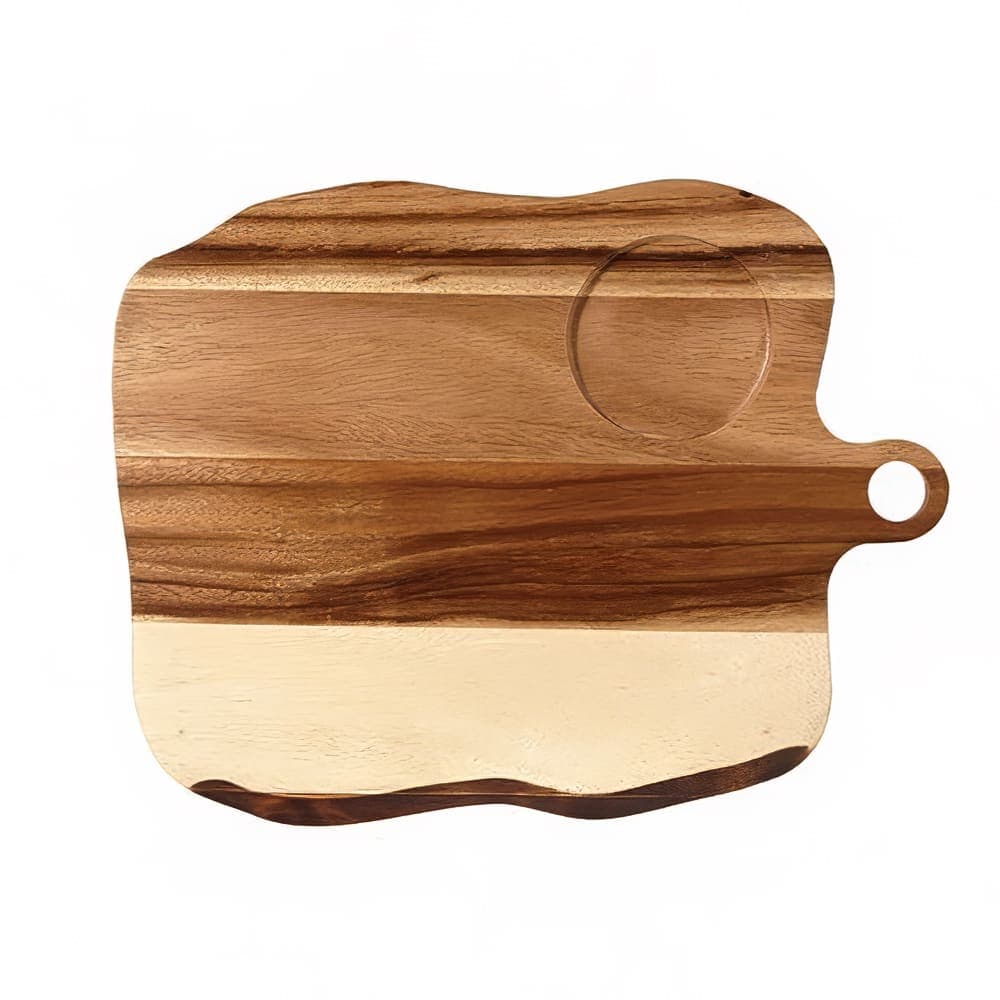 Churchill Art de Cuisine® Presentation Serving Board, 13 3/4" x 10 5/8", Organic Wood (ZCAWSQWB1)