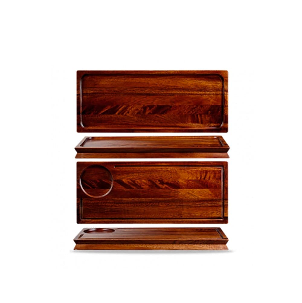 Churchill Art de Cuisine® Rectangular Deli Board - 15 3/4" x 6 1/2", Wood (ZCAWWBDD1)