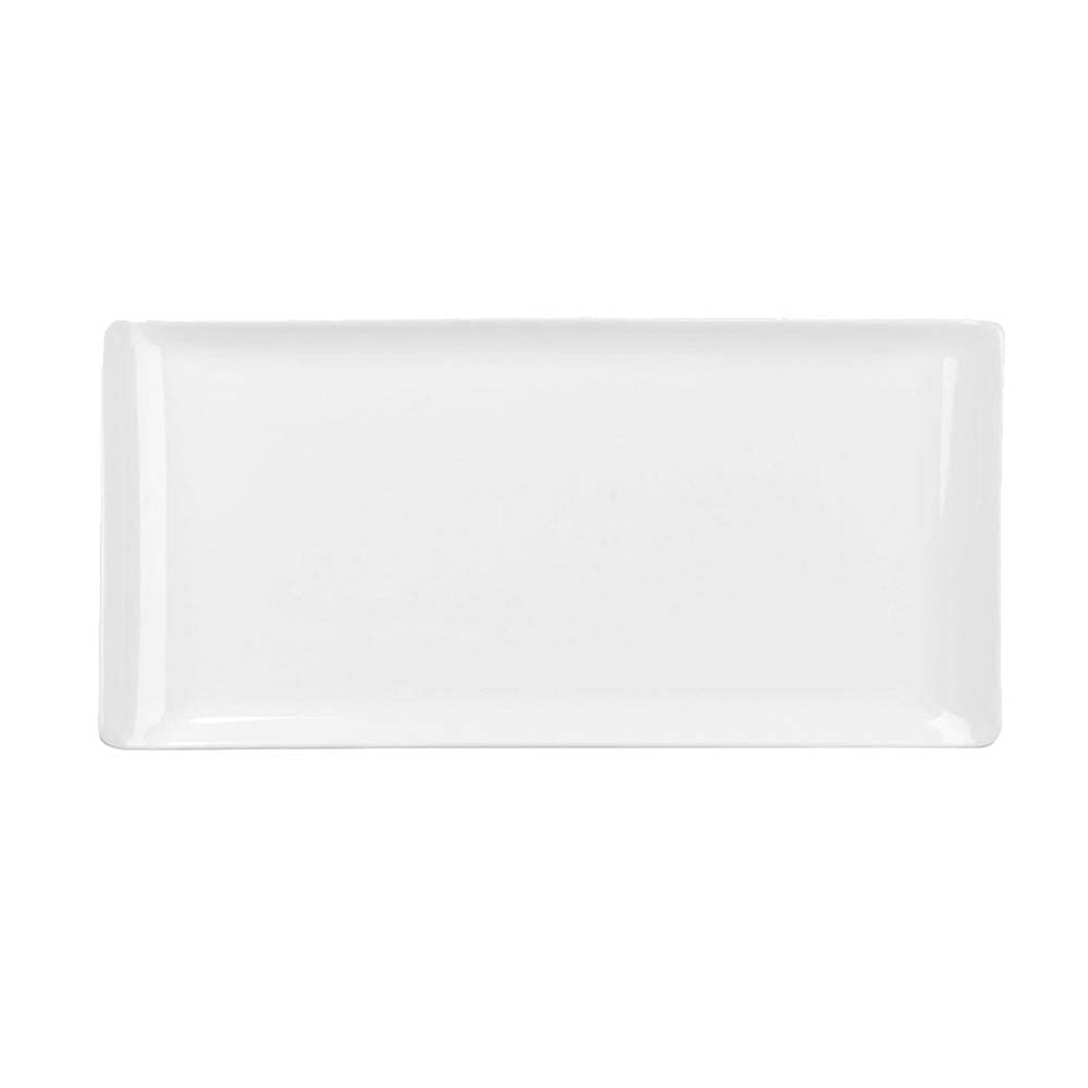 Churchill Rectangular Alchemy® Buffet Tray - 20 7/8" x 12 3/4", Melamine, White (ZPL MRW31)