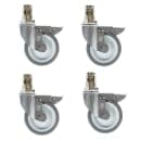 MoTak FGC10023-3 Caster Kit for Single Deck Gas Convection Ovens thumbnail 2