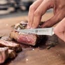 Zwilling 1001504 4 1/2" Steak Knife w/ Black Plastic Handle, High Carbon Stainless Steel thumbnail 2