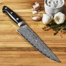 Zwilling 1019604 8" Chef's Knife w/ Black Linen Micarta Handle, Carbide Stainless Steel thumbnail 5