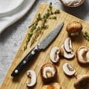 Zwilling 1019607 3 1/2" Paring Knife w/ Black Linen Micarta Handle, Carbide Stainless Steel thumbnail 4