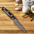 Zwilling 1019607 3 1/2" Paring Knife w/ Black Linen Micarta Handle, Carbide Stainless Steel thumbnail 5