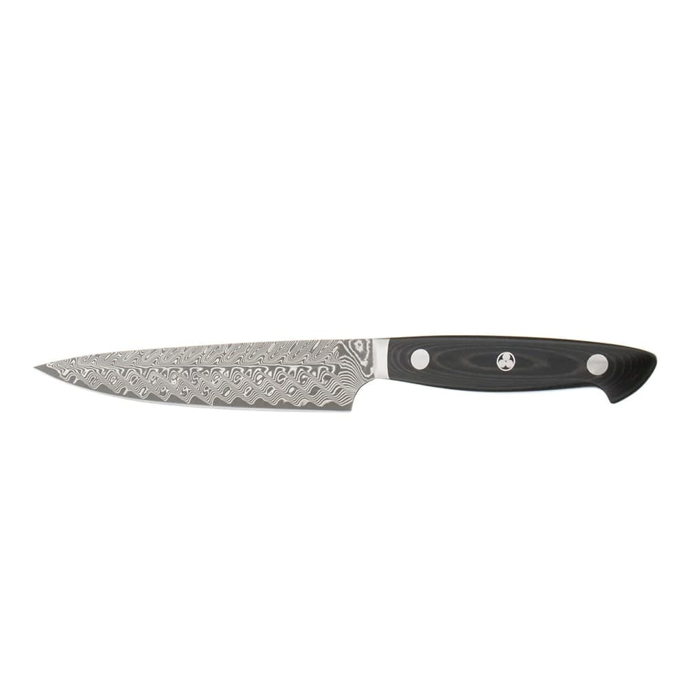 Zwilling 1019616 5 1/2" Prep Knife w/ Black Linen Micarta Handle, Carbide Stainless Steel