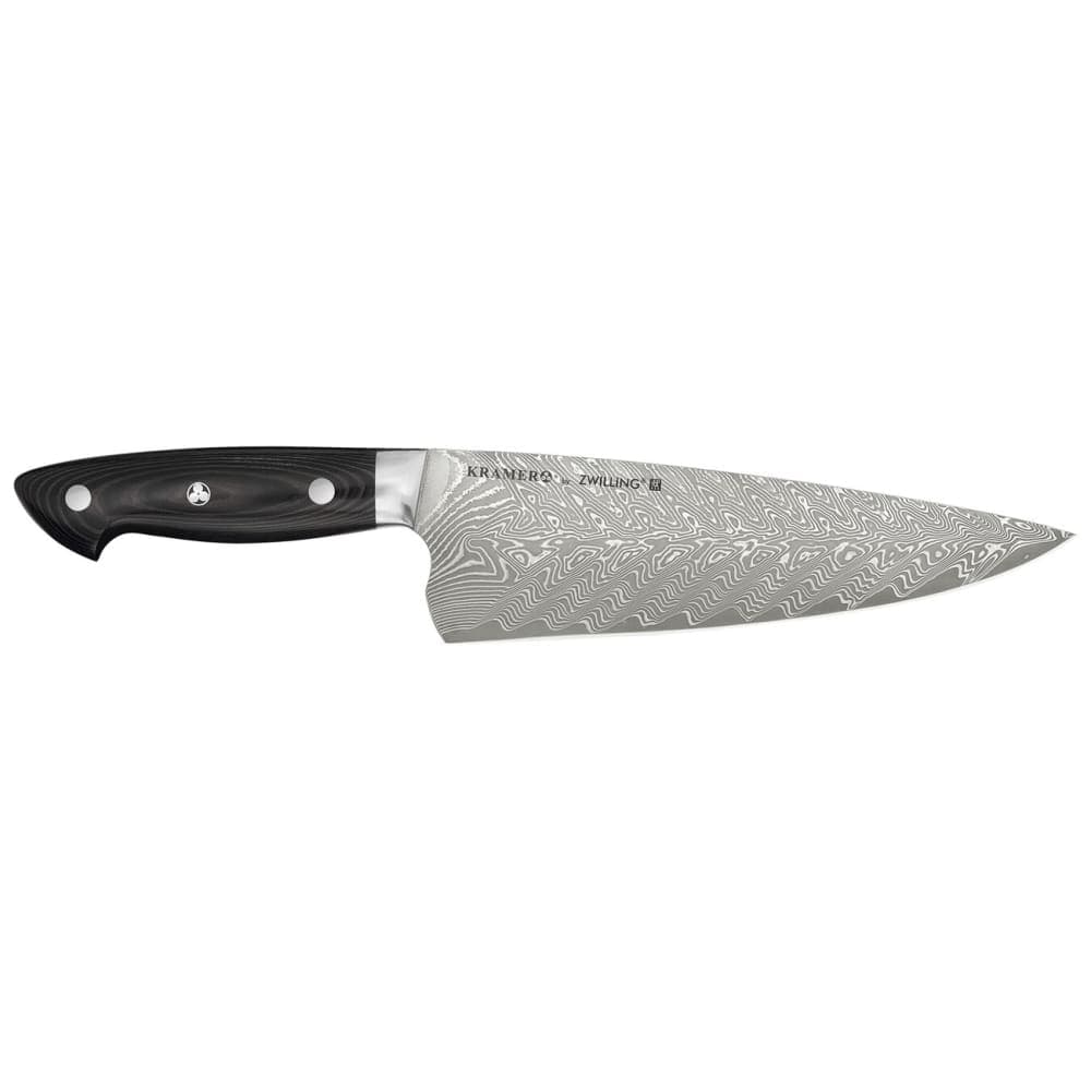 Zwilling 1019622 8" Chef's Knife w/ Black Linen Micarta Handle, Carbide Stainless Steel