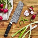 Zwilling 1019628 6 1/2" Nakiri Knife w/ Black Linen Micarta Handle, Carbide Stainless Steel thumbnail 5