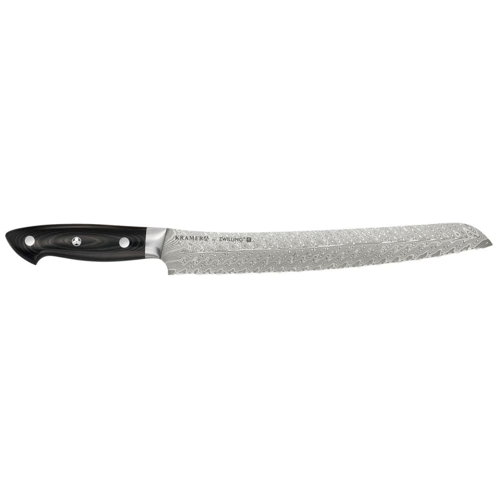 Zwilling 1019631 10" Bread Knife w/ Black Linen Micarta Handle, Carbide Stainless Steel