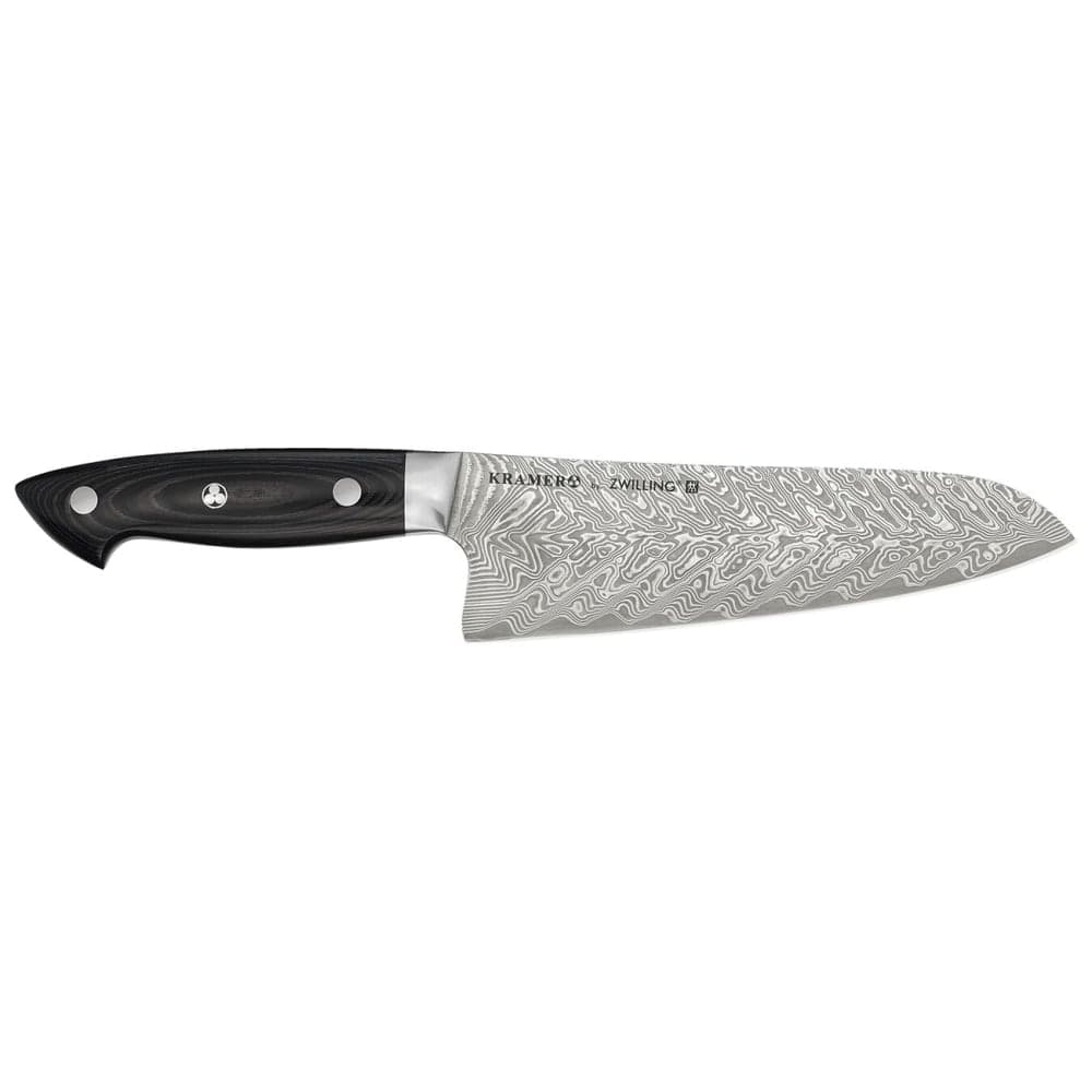 Zwilling 1019634 7" Santoku Knife w/ Black Linen Micarta Handle, Carbide Stainless Steel