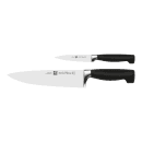 Zwilling 1002312 Paring & Chef's Knife Set - High Carbon Stainless Steel, Black Plastic Handle thumbnail 2