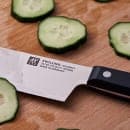 Zwilling 1002439 6 1/2" Nakiri Knife w/ Black Plastic Handle, High Carbon Stainless Steel thumbnail 4
