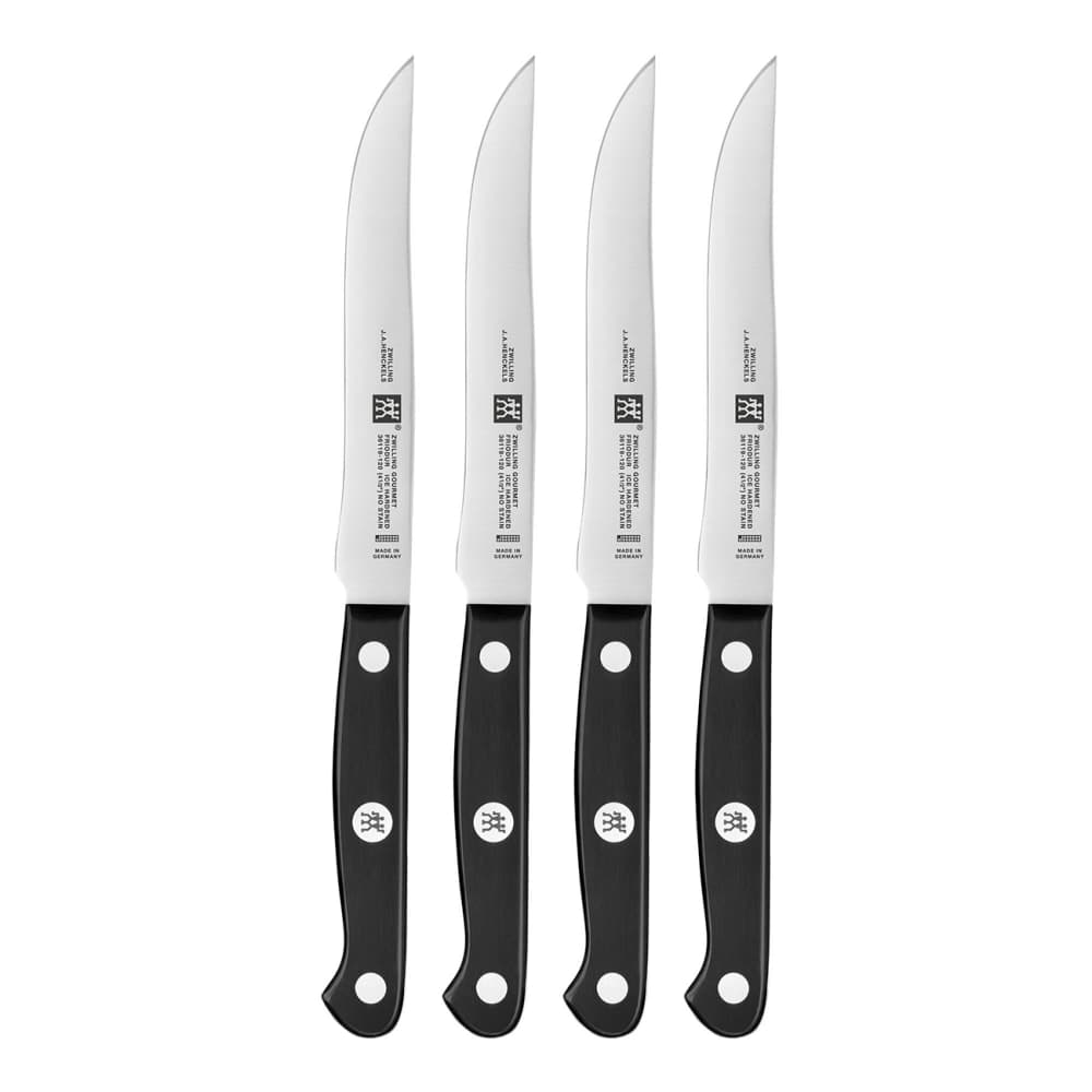Zwilling 1010267 5" Steak Knife w/ Black Plastic Handle, High Carbon Stainless Steel