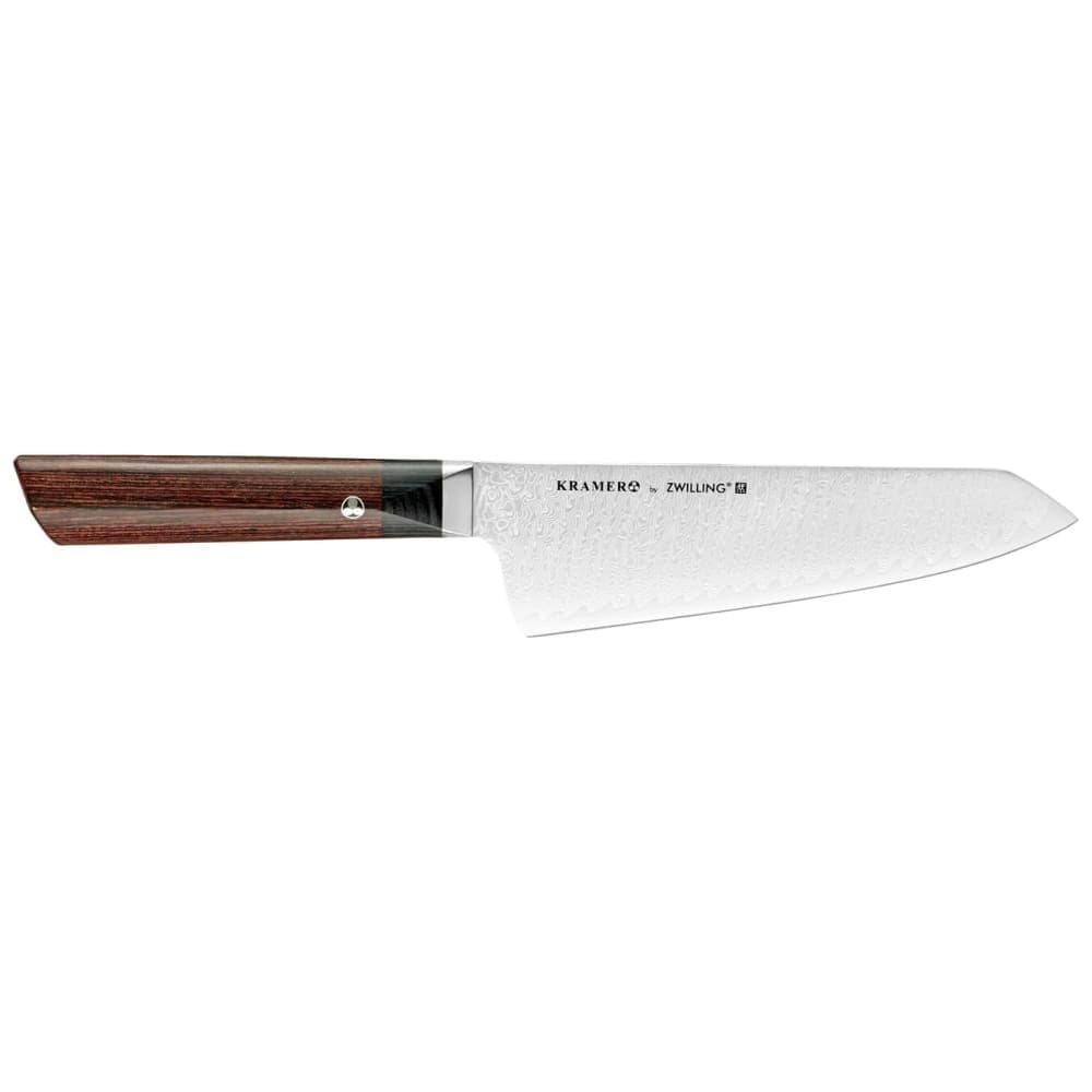 Zwilling 1019102 7" Santoku Knife w/ Brown Pakkawood Handle, Carbide Stainless Steel