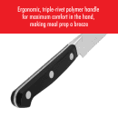 Zwilling 1002736 2 3/4" Peeling Knife w/ Black Plastic Handle, High Carbon Stainless Steel thumbnail 7