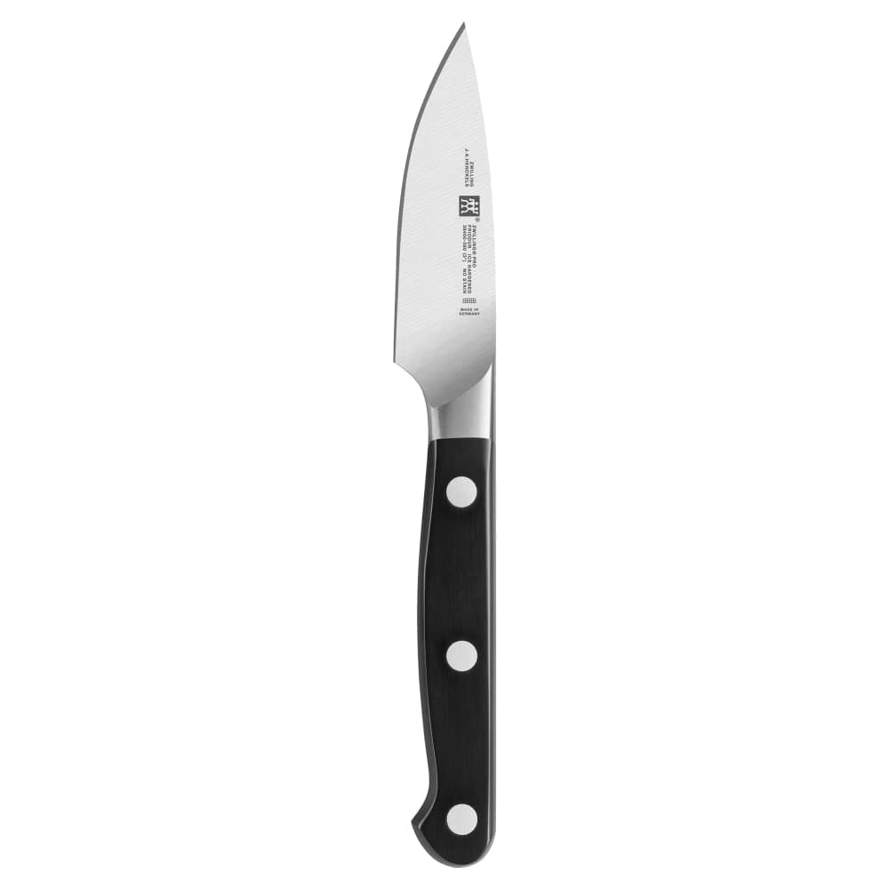 Zwilling 1002740 3" Paring Knife w/ Black Plastic Handle, High Carbon Stainless Steel