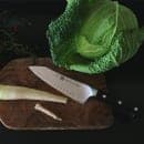 Zwilling 1002845 7" Rocking Santoku Knife w/ Black Plastic Handle, High Carbon Stainless Steel thumbnail 2